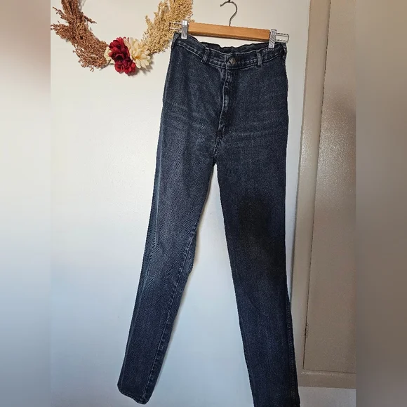 80's Fancy Ass Jeans with chap style paneling. - Picture 2 of 11